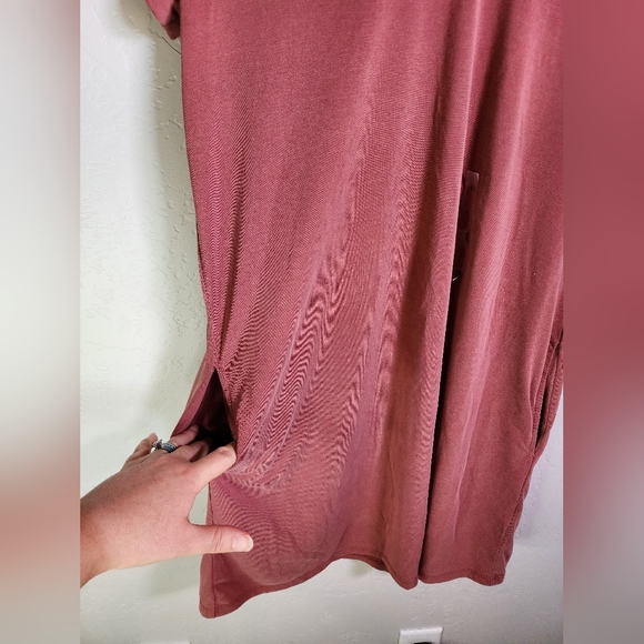 BKE Strappy Mini Dress With Pockets in Brick Size Small - Picture 9 of 12